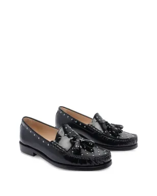Stuart Weitzman タッセルスタッズ付きローファー - サムネイル2