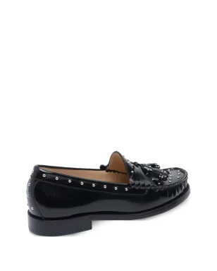 Stuart Weitzman タッセルスタッズ付きローファー - サムネイル3