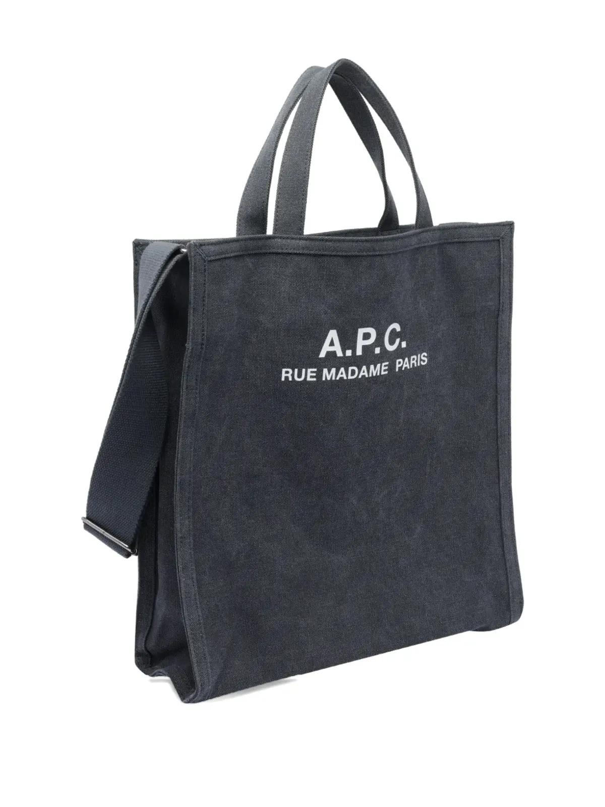 A.P.C. Recuperation ロゴプリント トートバッグ ブルー - 画像3