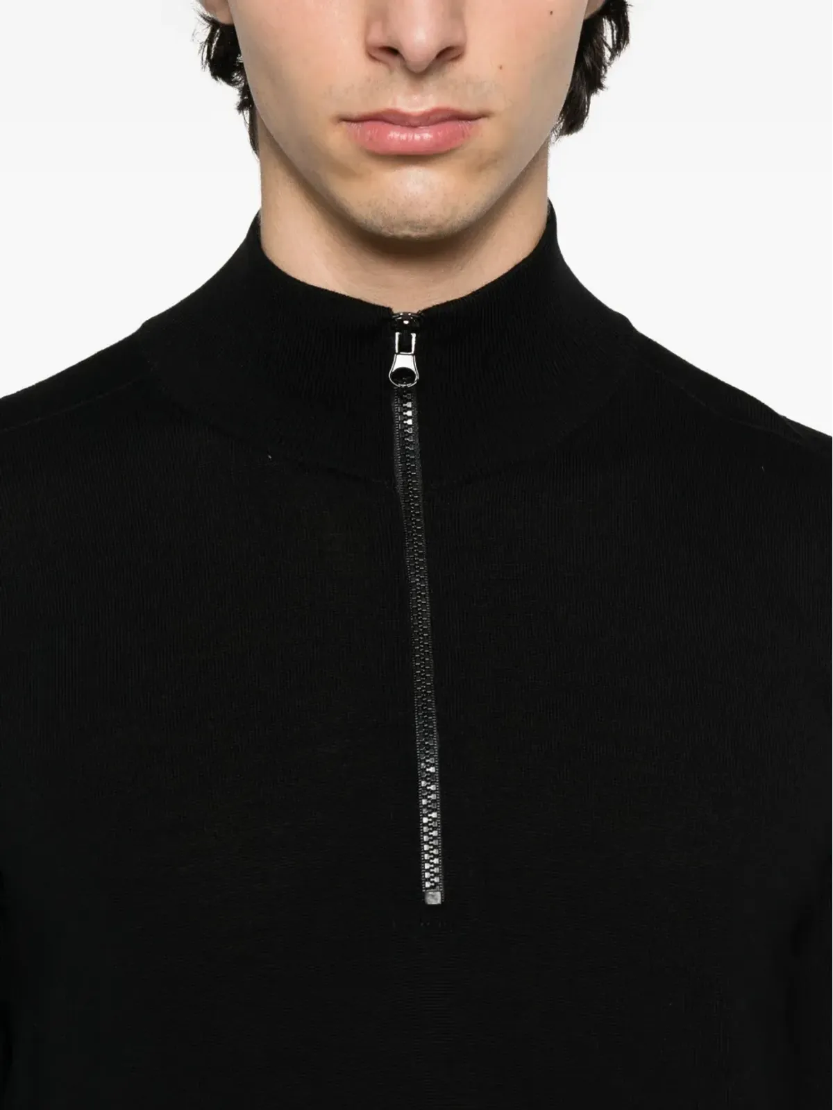 Stone Island ハーフジップ ウールセーター - 画像5