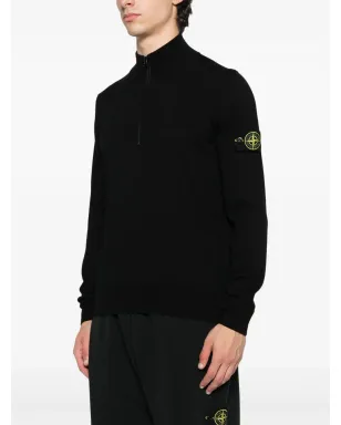 Stone Island ハーフジップ ウールセーター - サムネイル3
