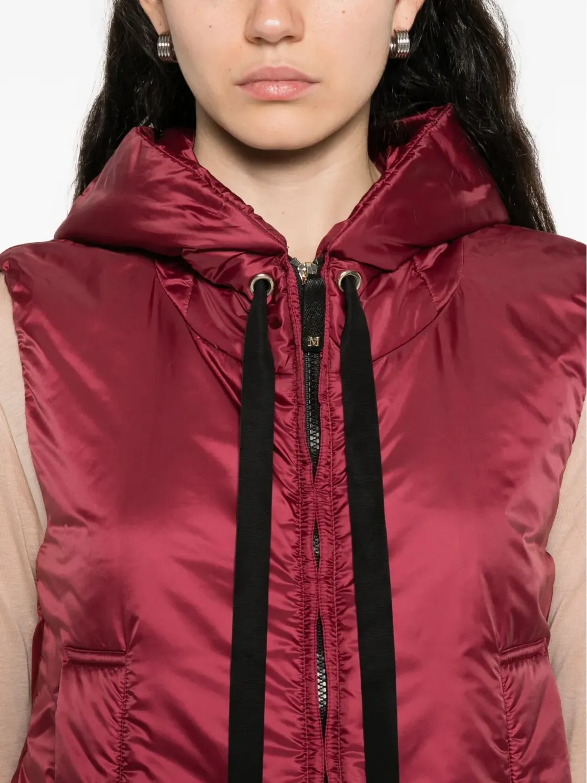Max Mara Greengo フード付きジレ - 画像5