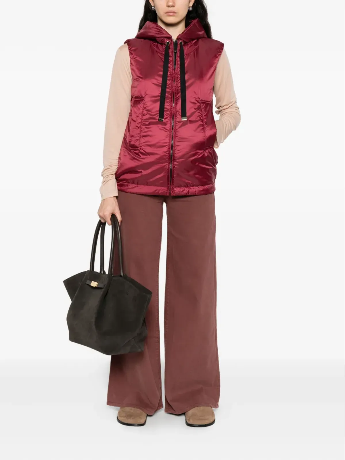 Max Mara Greengo フード付きジレ - 画像2