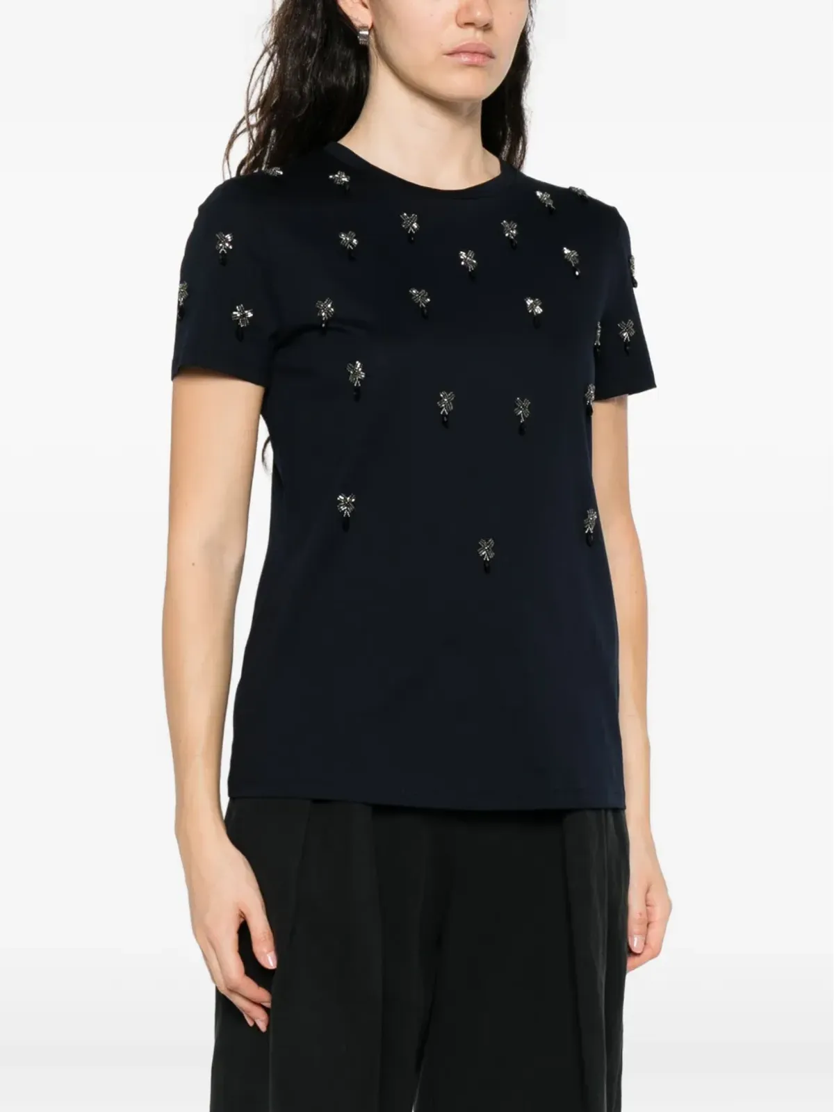 Max Mara リボン装飾付きの半袖Tシャツ - 画像3
