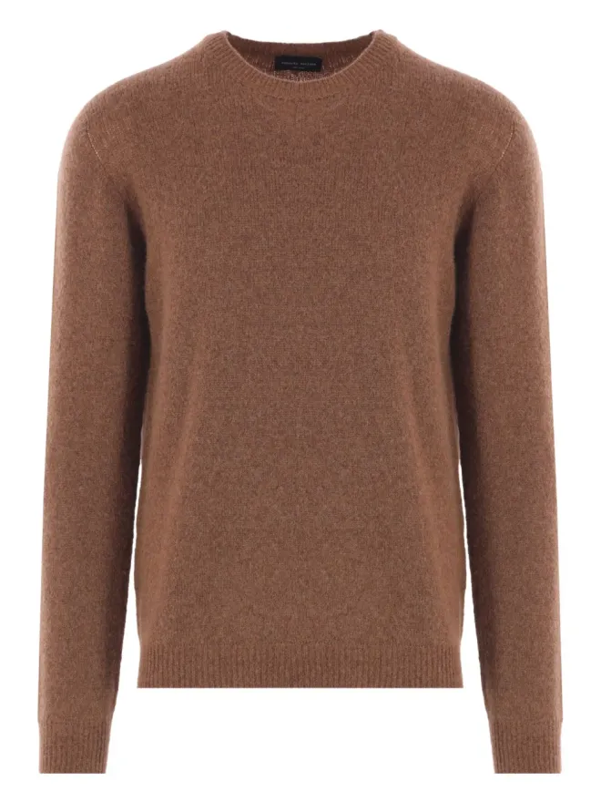 Roberto Collina Roberto Collina ラウンドネックセーター（ブラウン）の商品画像