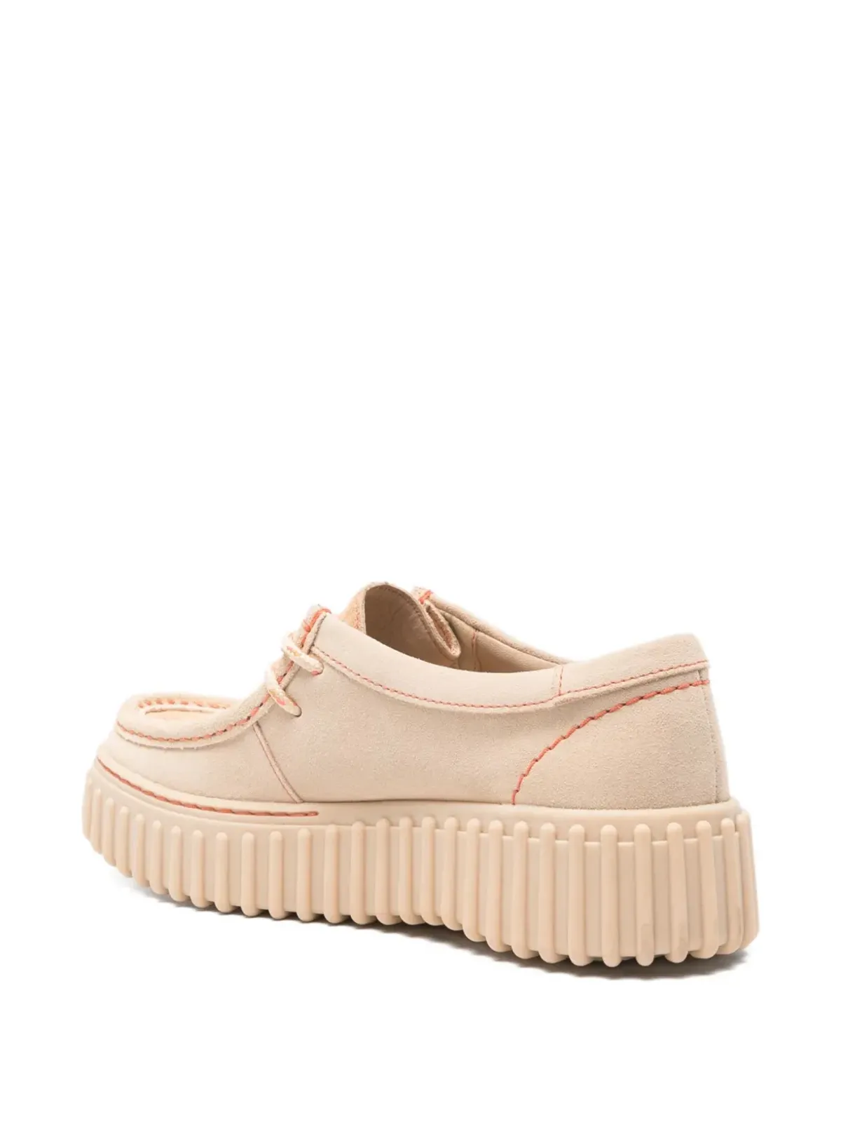 Clarks トーヒル テクスチャードプラットフォーム ダービーシューズ - 画像3