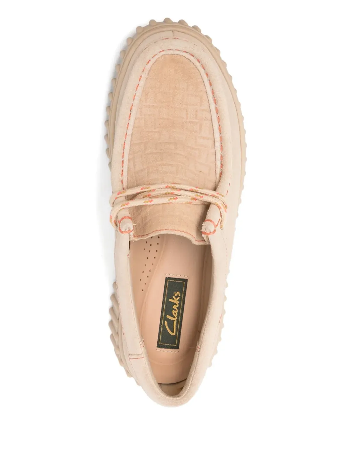 Clarks トーヒル テクスチャードプラットフォーム ダービーシューズ - 画像4