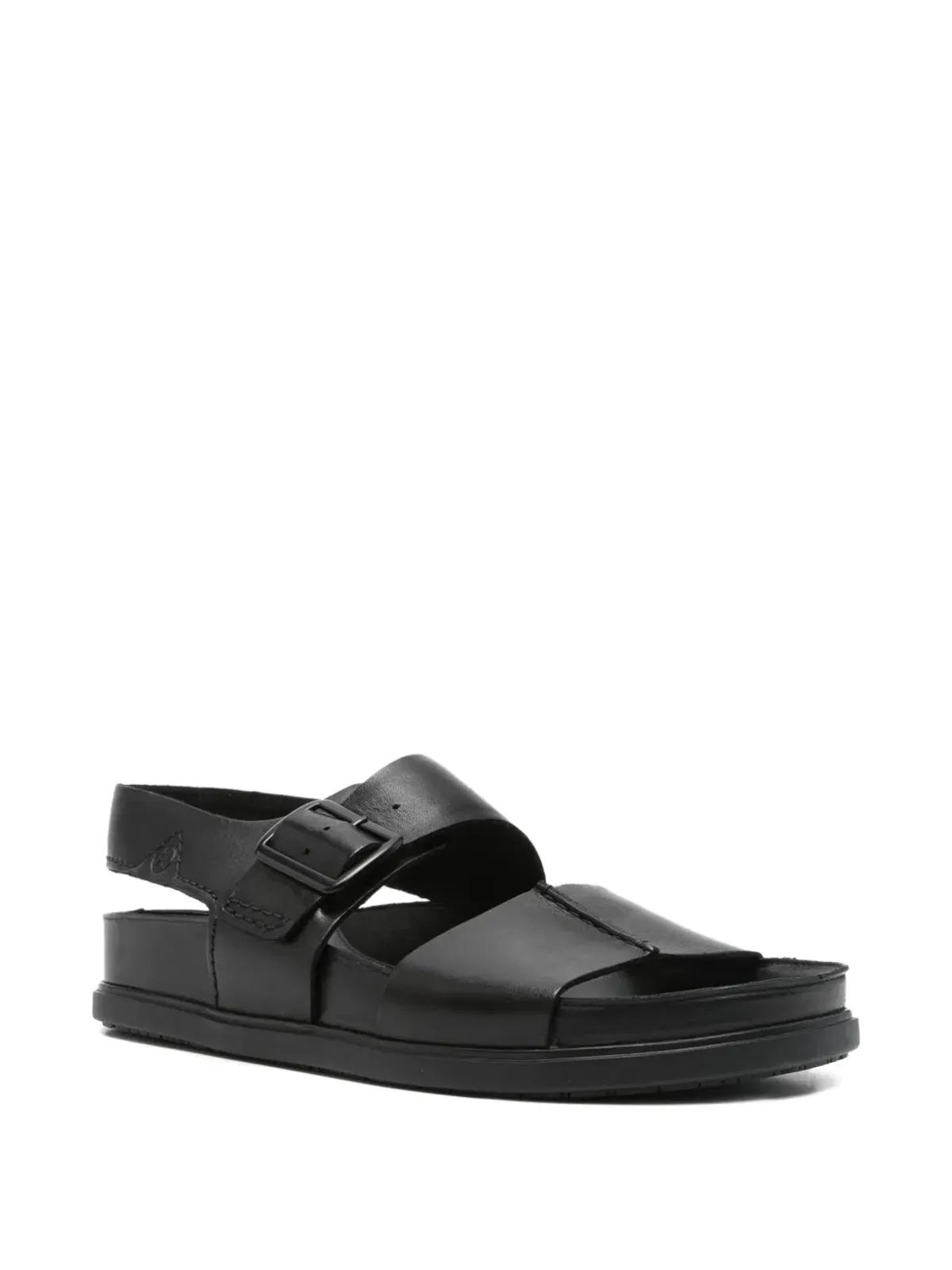 Clarks トーフォード バックルストラップ レザーサンダル - 画像2