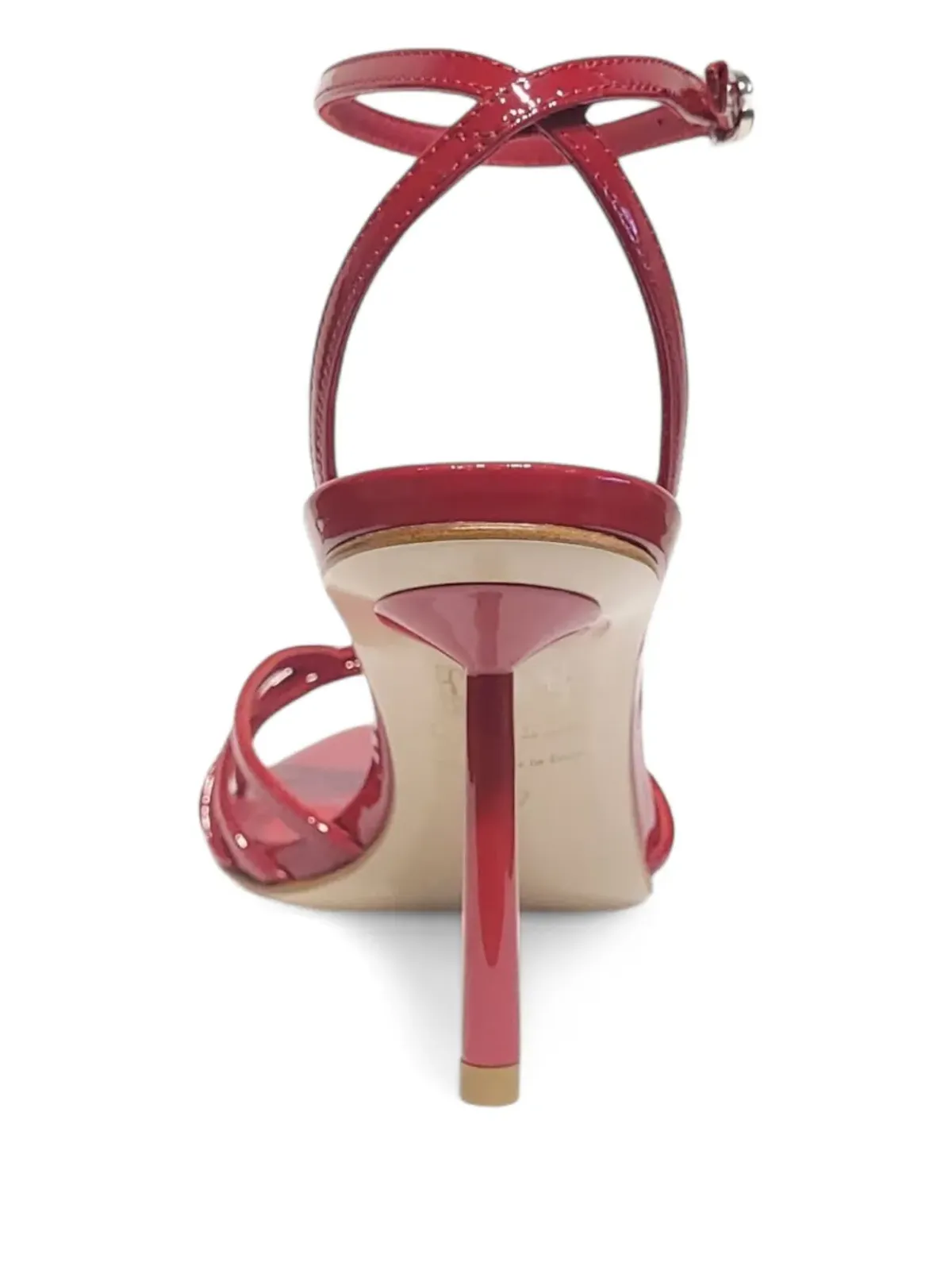 Le Silla Bella パテントレザー アンクルストラップ サンダル - 画像3