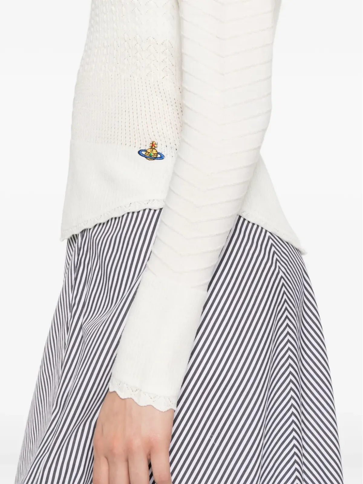 Vivienne Westwood カットアウトニットトップ - 画像5