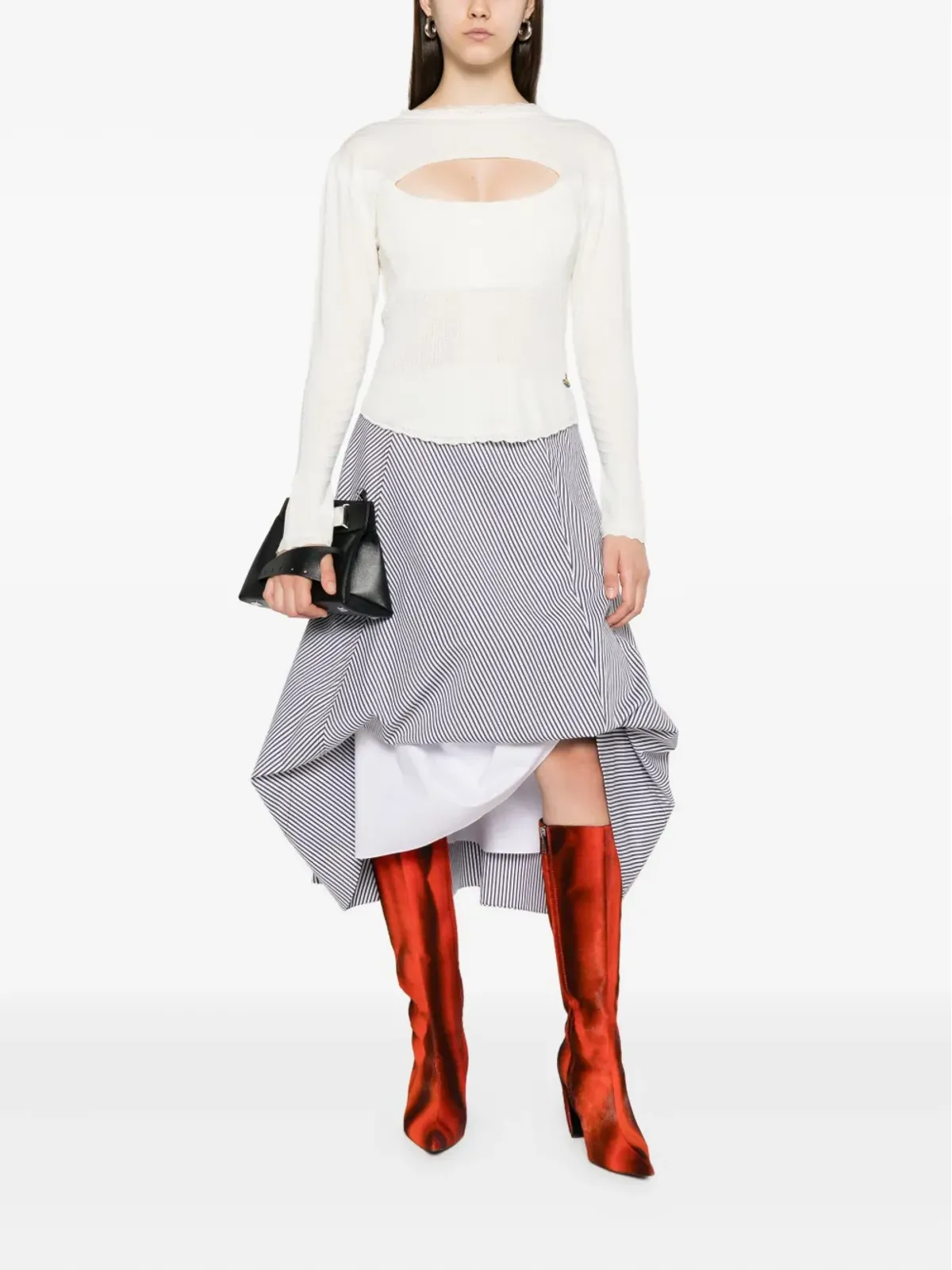Vivienne Westwood カットアウトニットトップ - 画像2