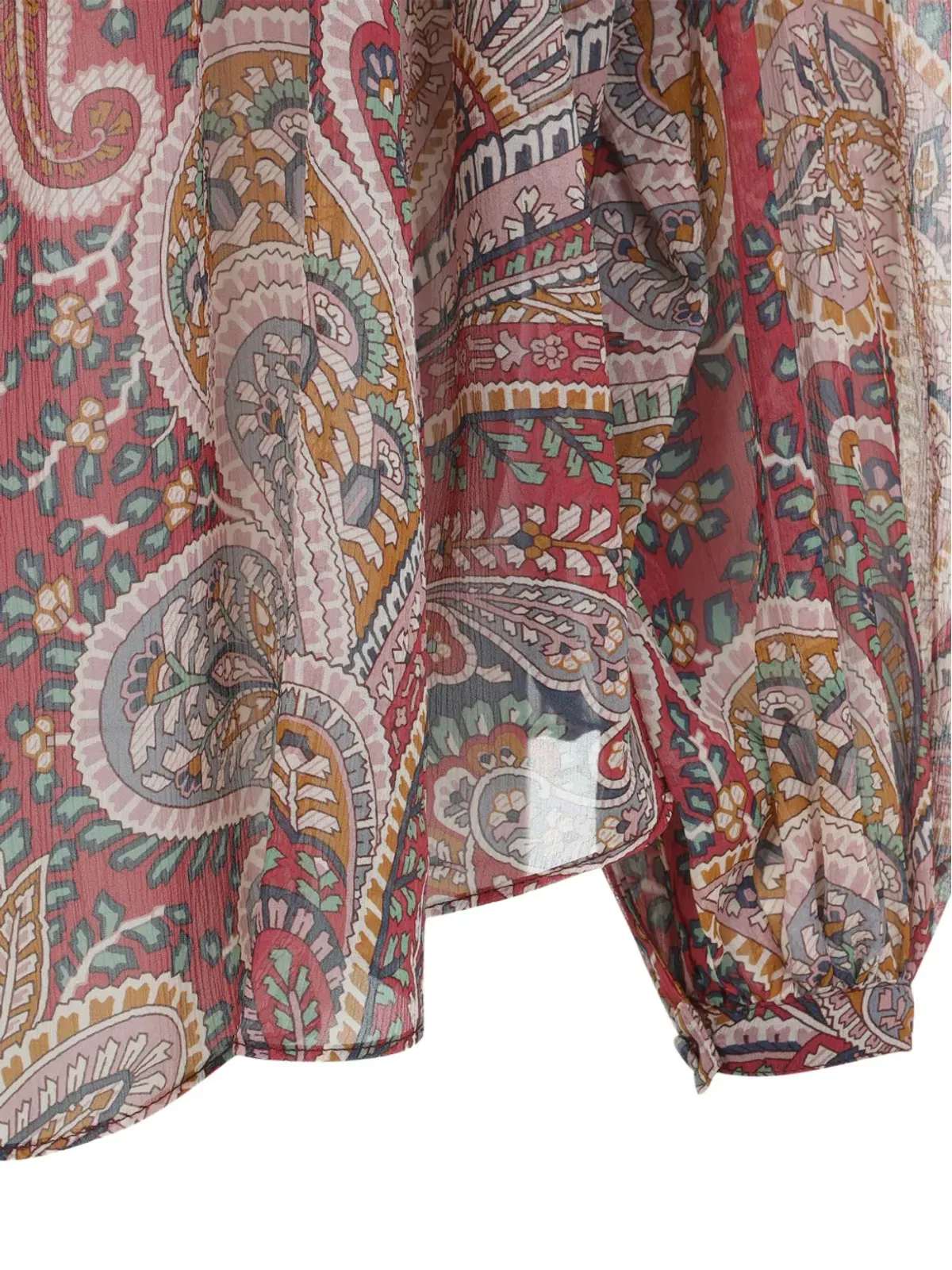 ETRO ペイズリープリント ハイネック ブラウス - 画像4