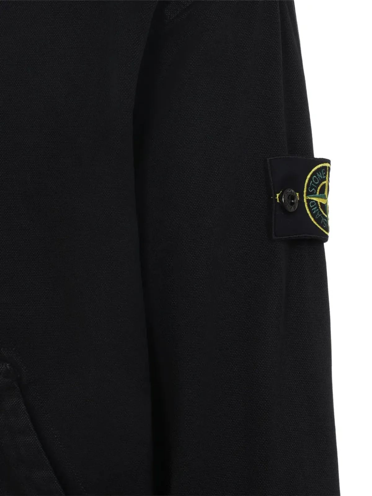 Stone Island ロゴパッチ ジップアップ フーディー - 画像4