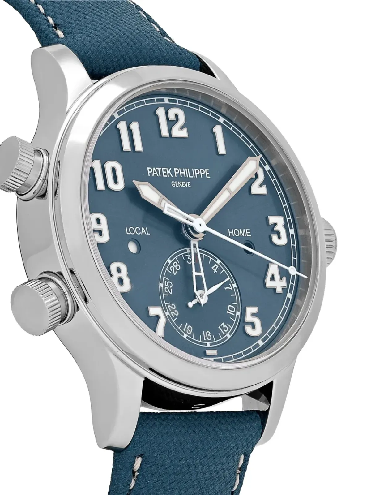 Patek Philippe Pre-Owned Calatrava Singapore Edition ブルー - 画像5