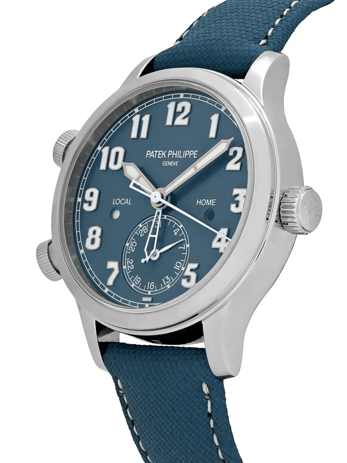 Patek Philippe Pre-Owned Calatrava Singapore Edition ブルー - 画像4