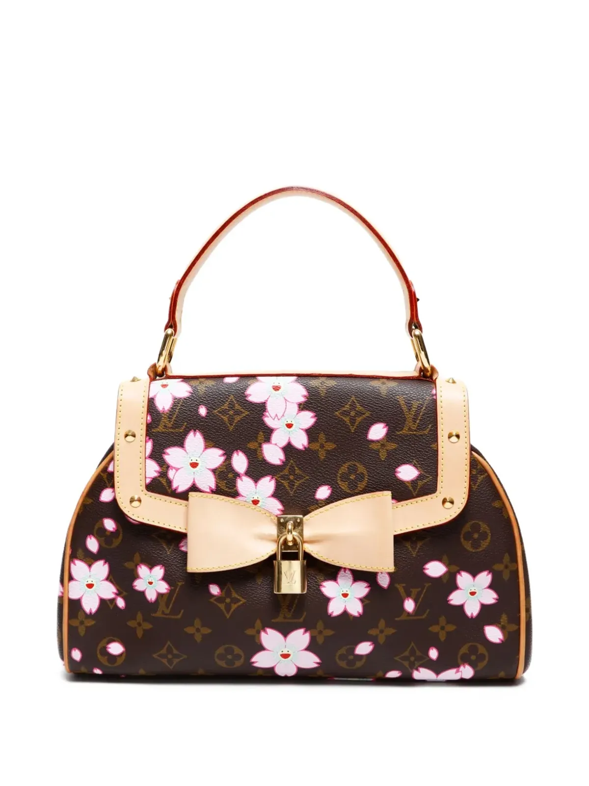 Louis Vuitton Pre-Owned 2003 Monogram Cherry Blossom ハンドバッグ - Brown - 画像2