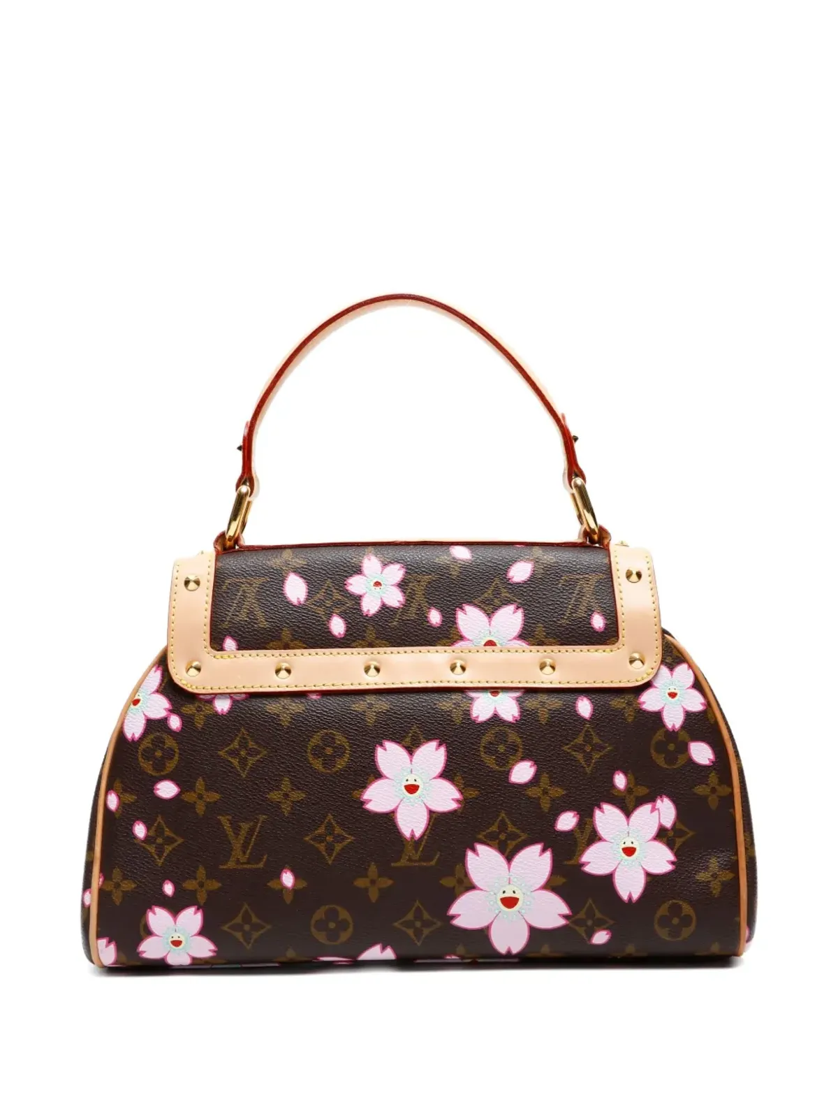 Louis Vuitton Pre-Owned 2003 Monogram Cherry Blossom ハンドバッグ - Brown - 画像3