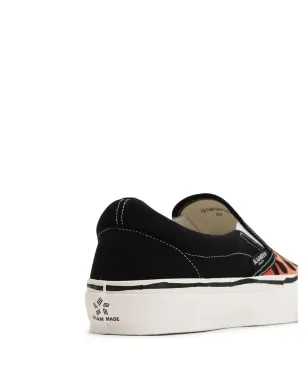 KAMIYA Cornell flame-pattern slip-on sneakers - Black - サムネイル5