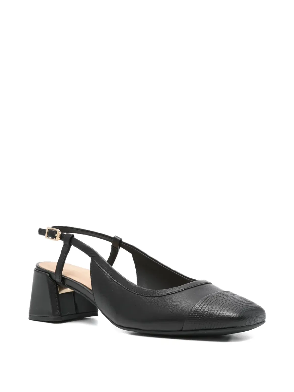 Clarks Nyta45 スリングバック ブロックヒール パンプス - 画像2