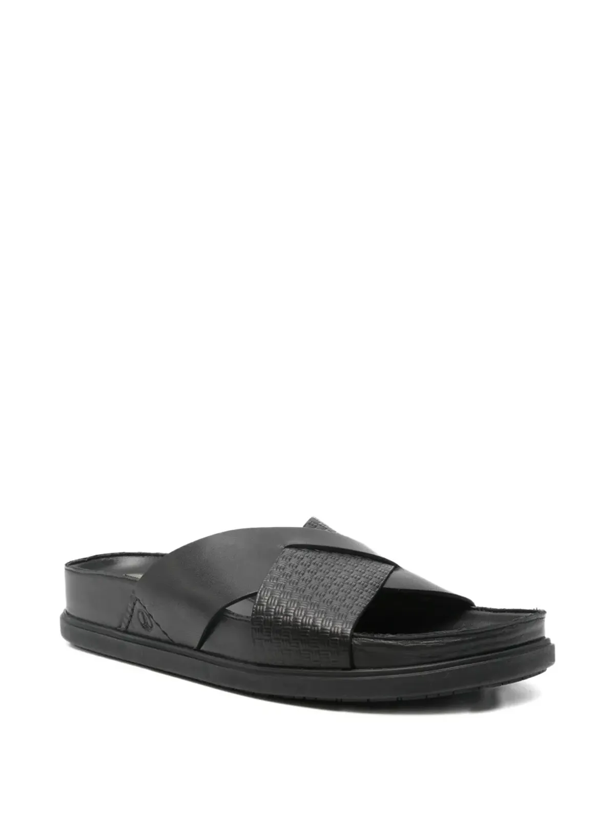 Clarks Torford クロスストラップ レザーサンダル - 画像2