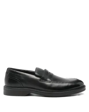Clarks アルドウィン ペニーストラップ ローファー ブラック - サムネイル1
