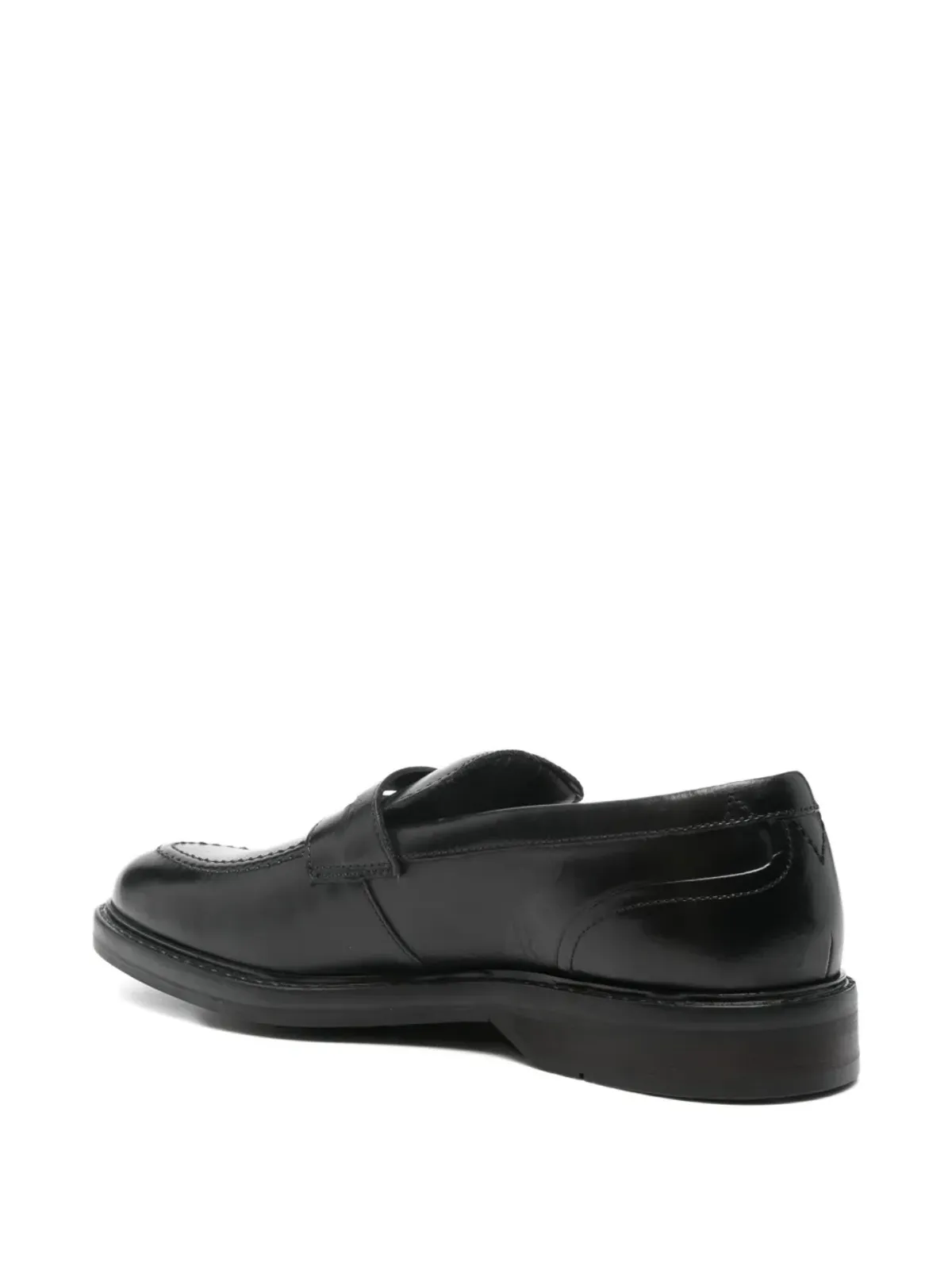 Clarks アルドウィン ペニーストラップ ローファー ブラック - 画像3