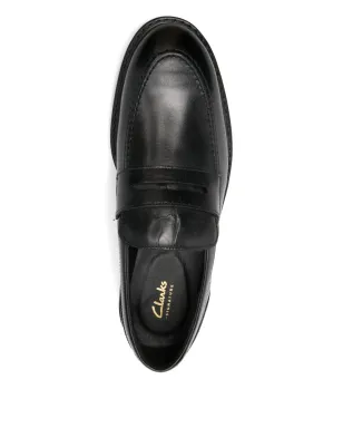 Clarks アルドウィン ペニーストラップ ローファー ブラック - サムネイル4