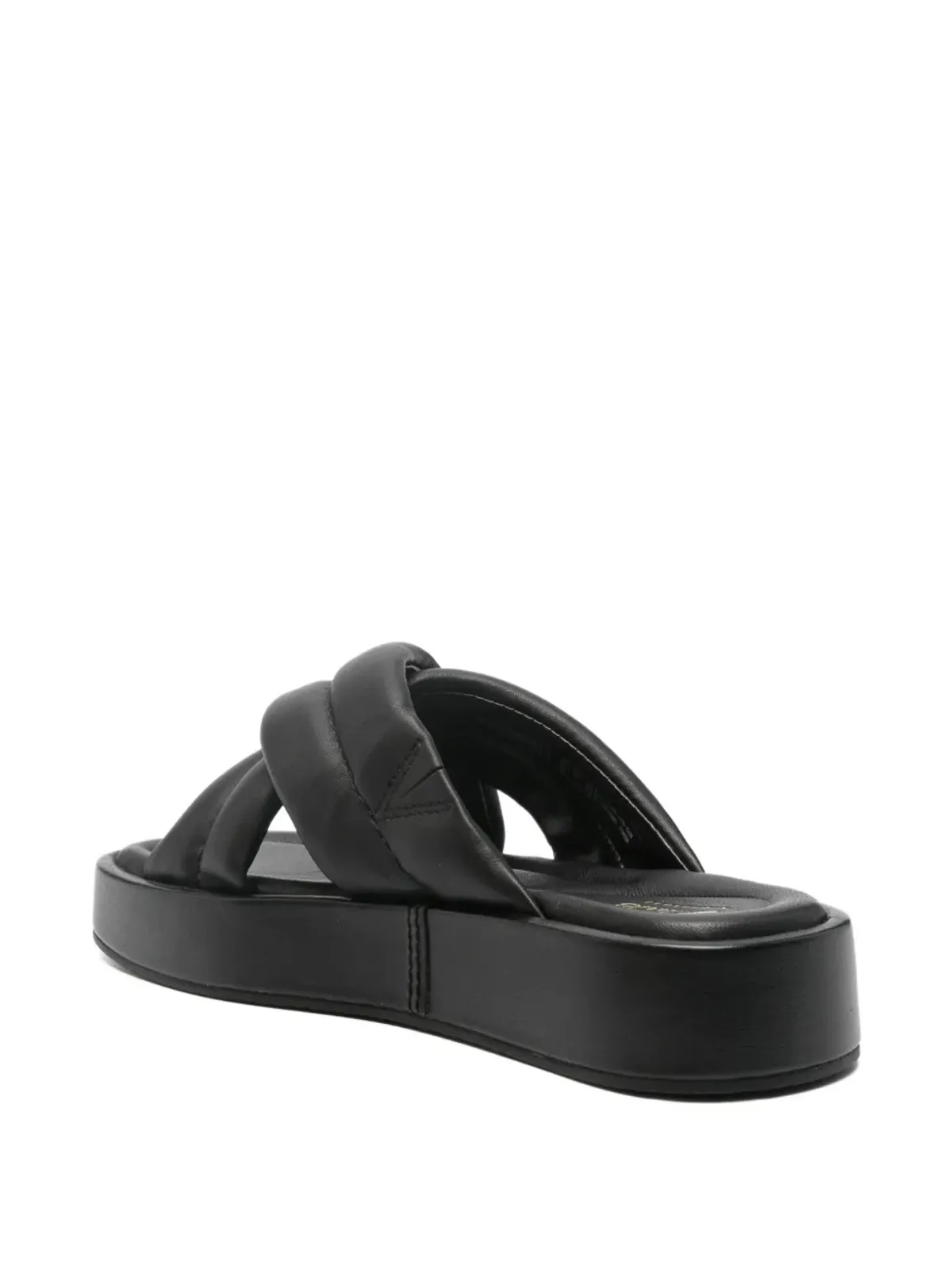 Clarks Alda キルトクロスストラップサンダル - ブラック - 画像3