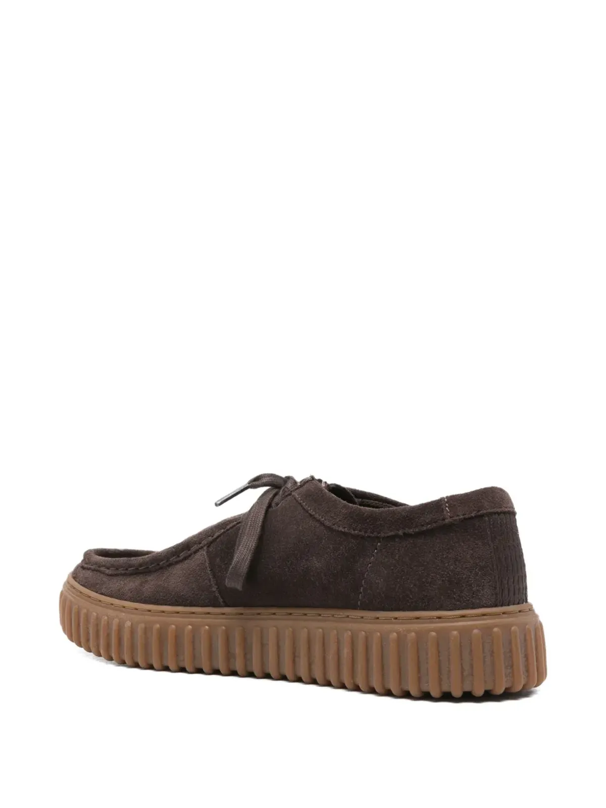 Clarks Torhill スエード レースアップ ダービーシューズ - 画像3
