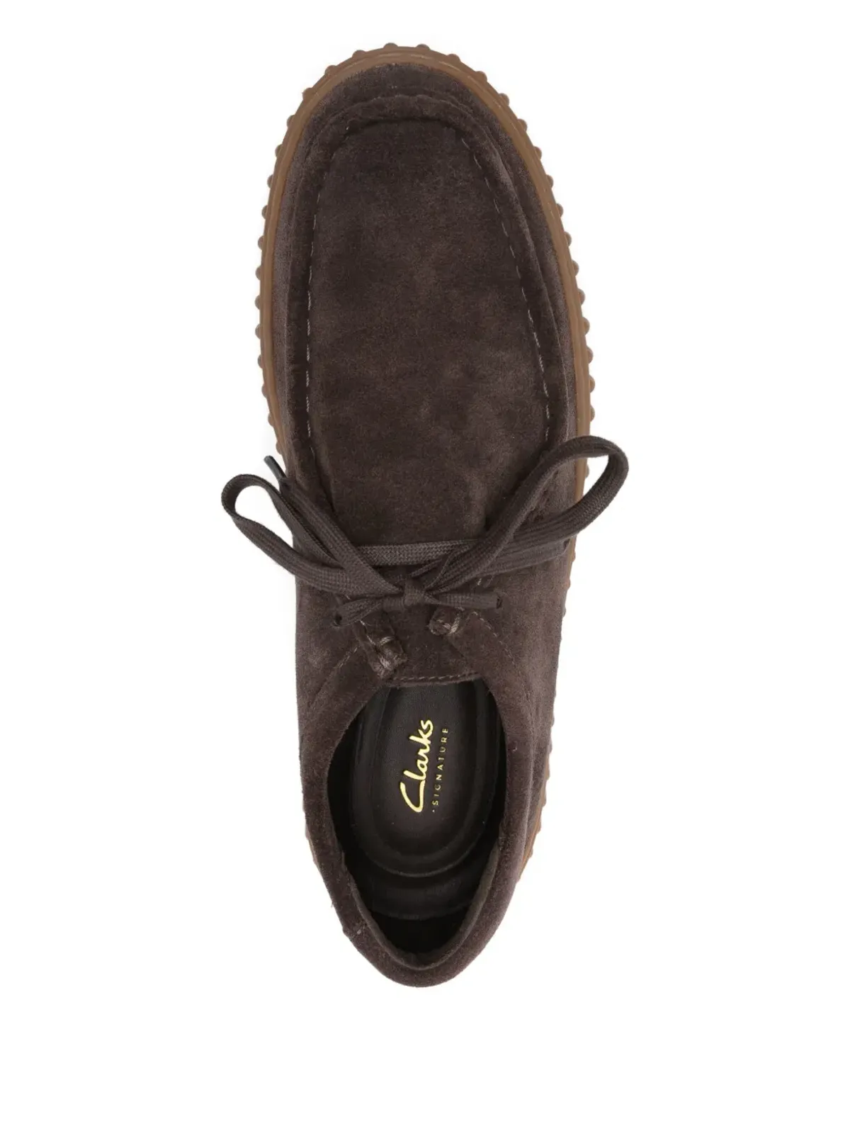 Clarks Torhill スエード レースアップ ダービーシューズ - 画像4