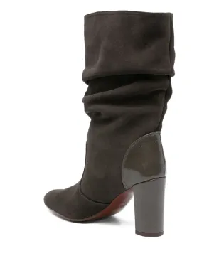 Chie Mihara 90mm Eychel slouchy leather boots - Grey - サムネイル3