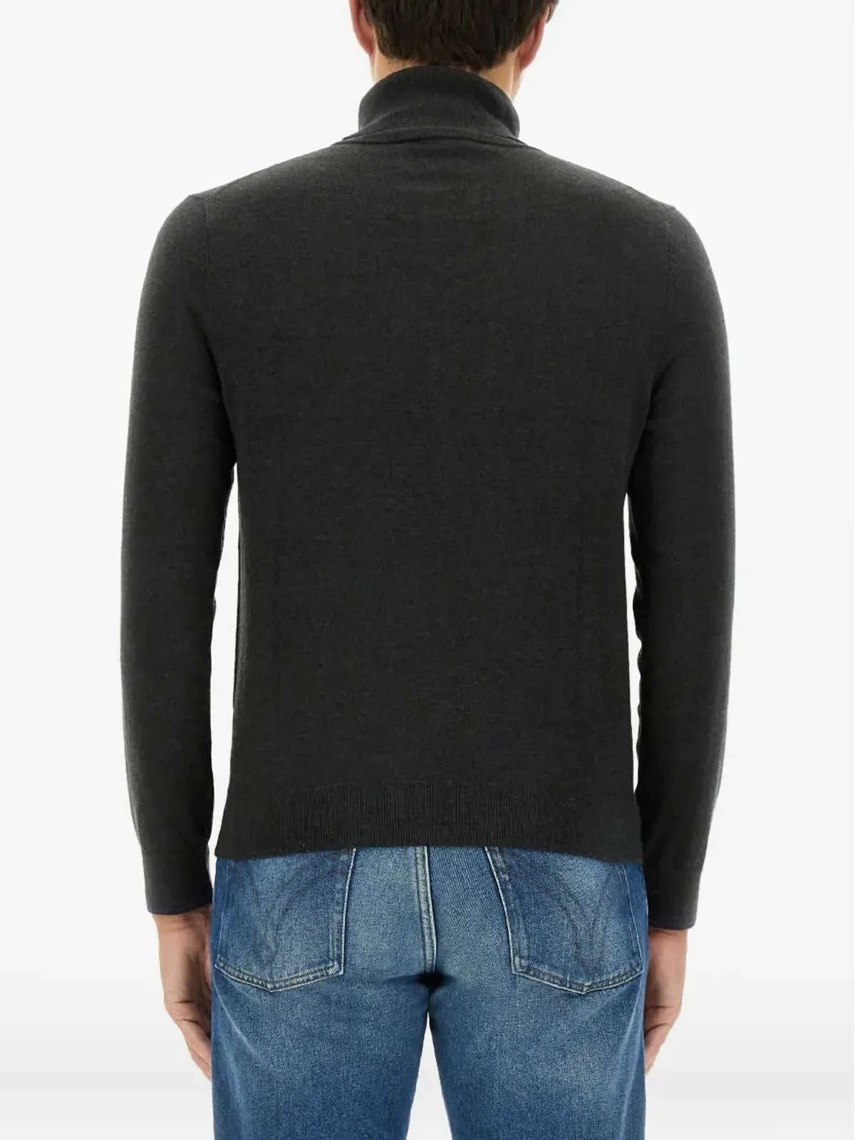 PS Paul Smith ゼブラ柄タートルネックセーター - グレー - 画像3