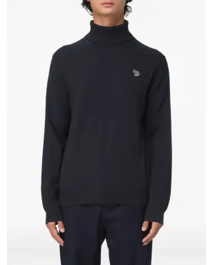 PS Paul Smith タートルネック ゼブラディテール セーター - サムネイル1