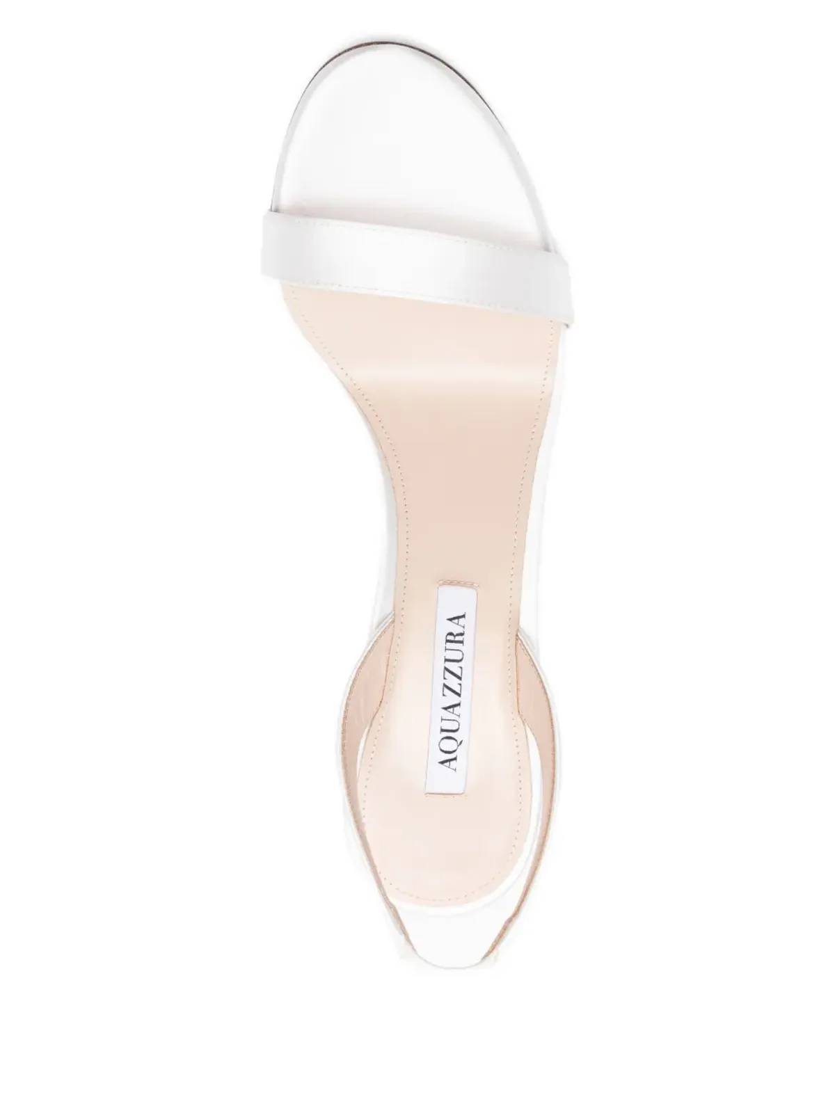 Aquazzura 85 mm So Nude sandals - White - 画像4