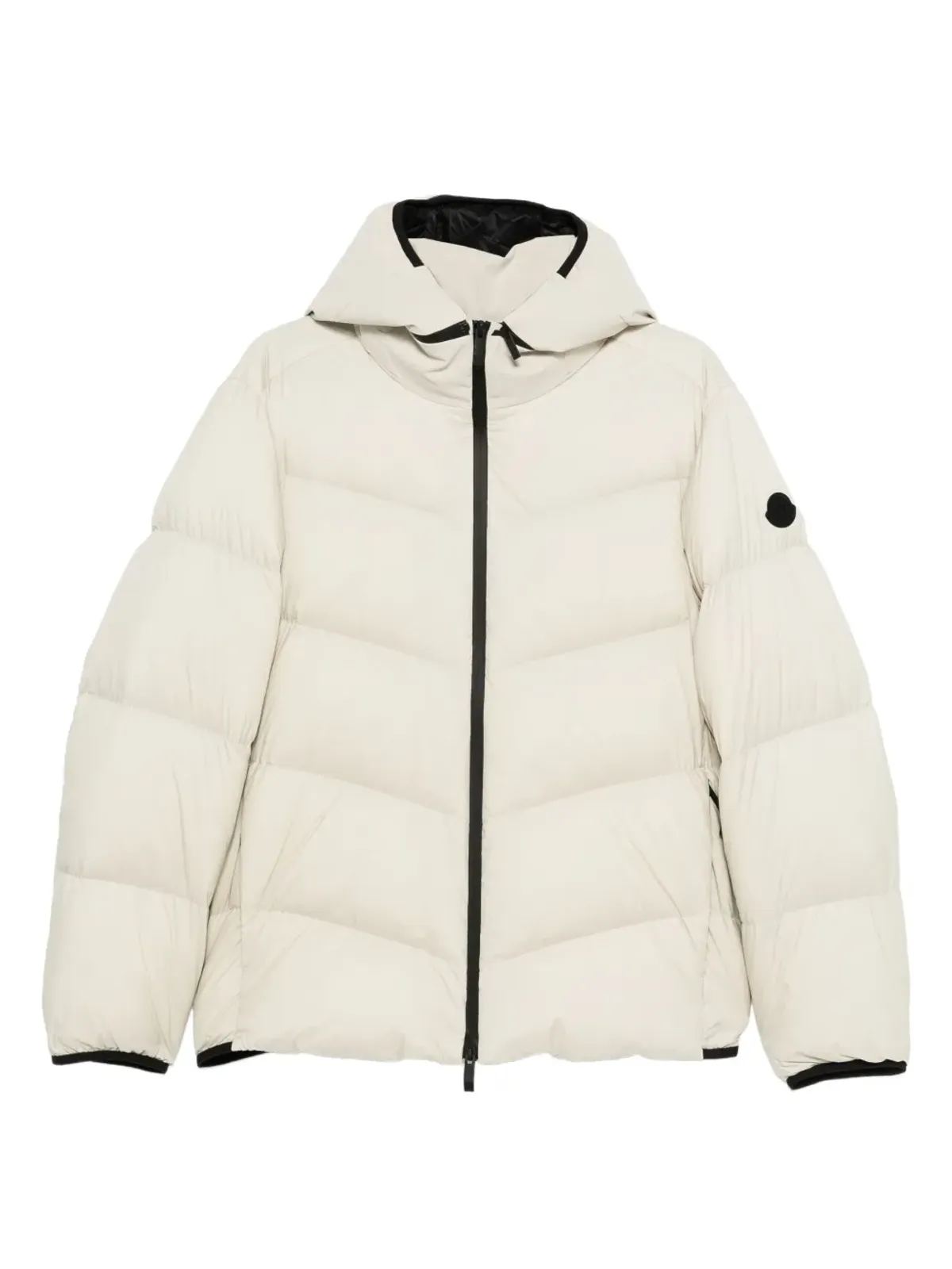 Moncler Forez フーデッドキルテッドジャケット - 画像1