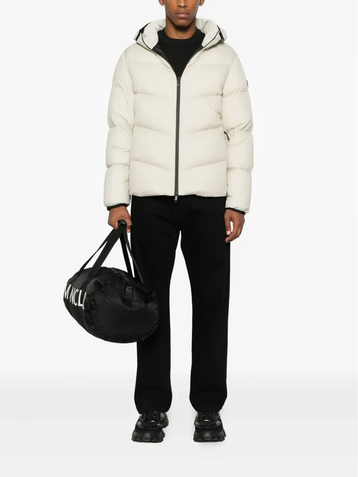 Moncler Forez フーデッドキルテッドジャケット - 画像2