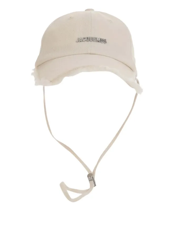 JACQUEMUS Jacquemus フリンジトリム ベースボールキャップの商品画像