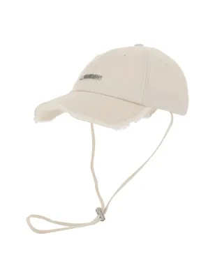 Jacquemus フリンジトリム ベースボールキャップ - サムネイル3