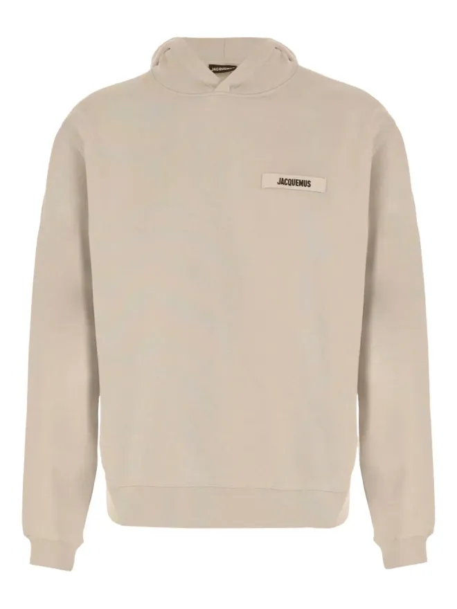 JACQUEMUS Jacquemus グロスグレイン ロゴプレート フード付きスウェットシャツの商品画像