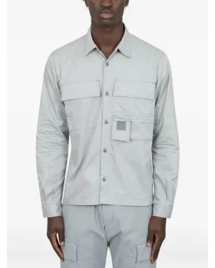 C.P. Company multi-pocket organic-cotton shirt - Grey - サムネイル1