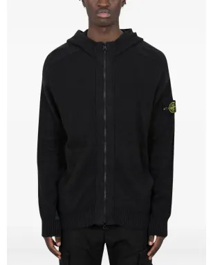 Stone Island 5100006 フード付きガーゼド・エフェクト セーター - サムネイル1