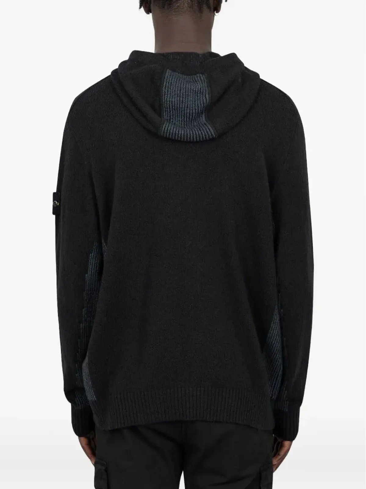 Stone Island 5100006 フード付きガーゼド・エフェクト セーター - 画像3