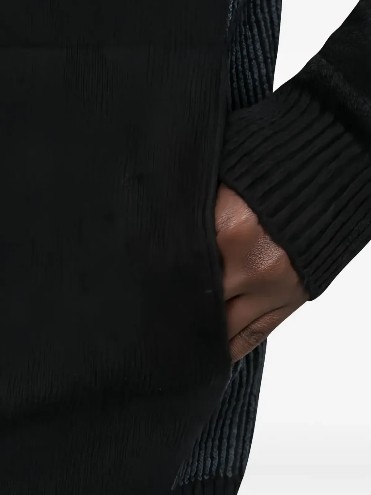 Stone Island 5100006 フード付きガーゼド・エフェクト セーター - 画像4