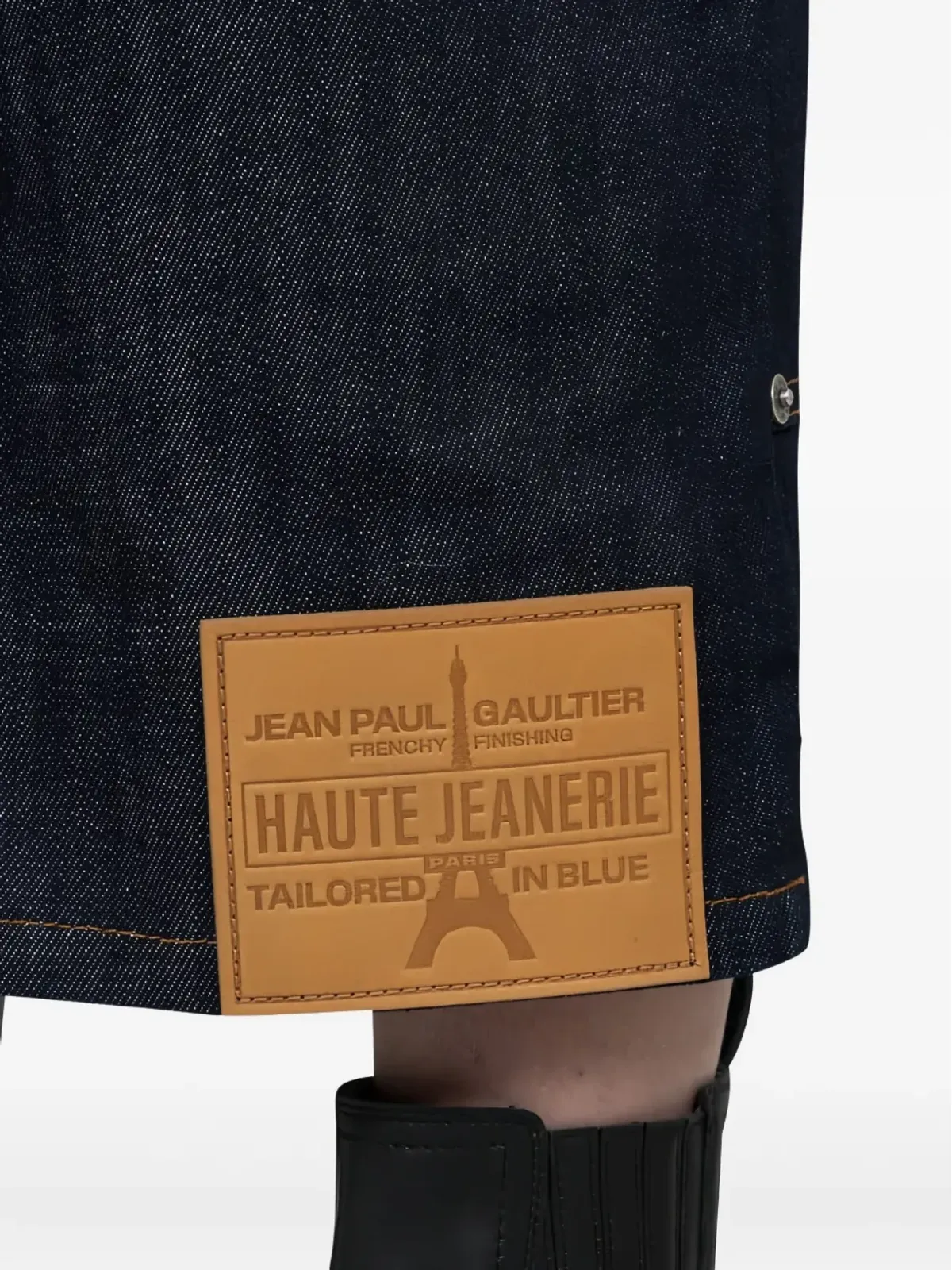 Jean Paul Gaultier アップサイドダウンデニムスカート - 画像5