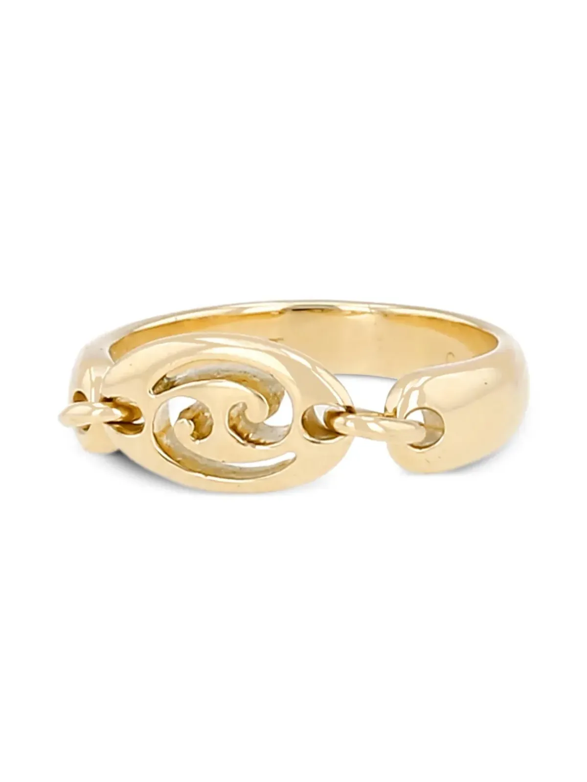 Van Cleef & Arpels Vintage 18Kイエローゴールド Zodiaque アーティキュレーテッドリング - 画像5