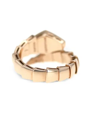 Bvlgari ビンテージ 18Kローズゴールド セルペンティ・ダイヤモンド・リング ピンク - サムネイル2