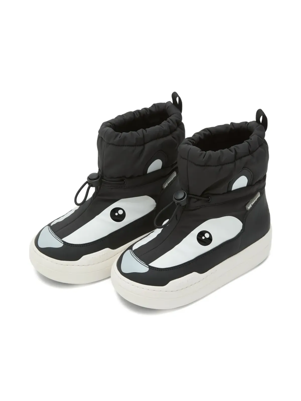Moon Boot Kids パークストラップ パンダフェイス スノーブーツ - ブラック - 画像2