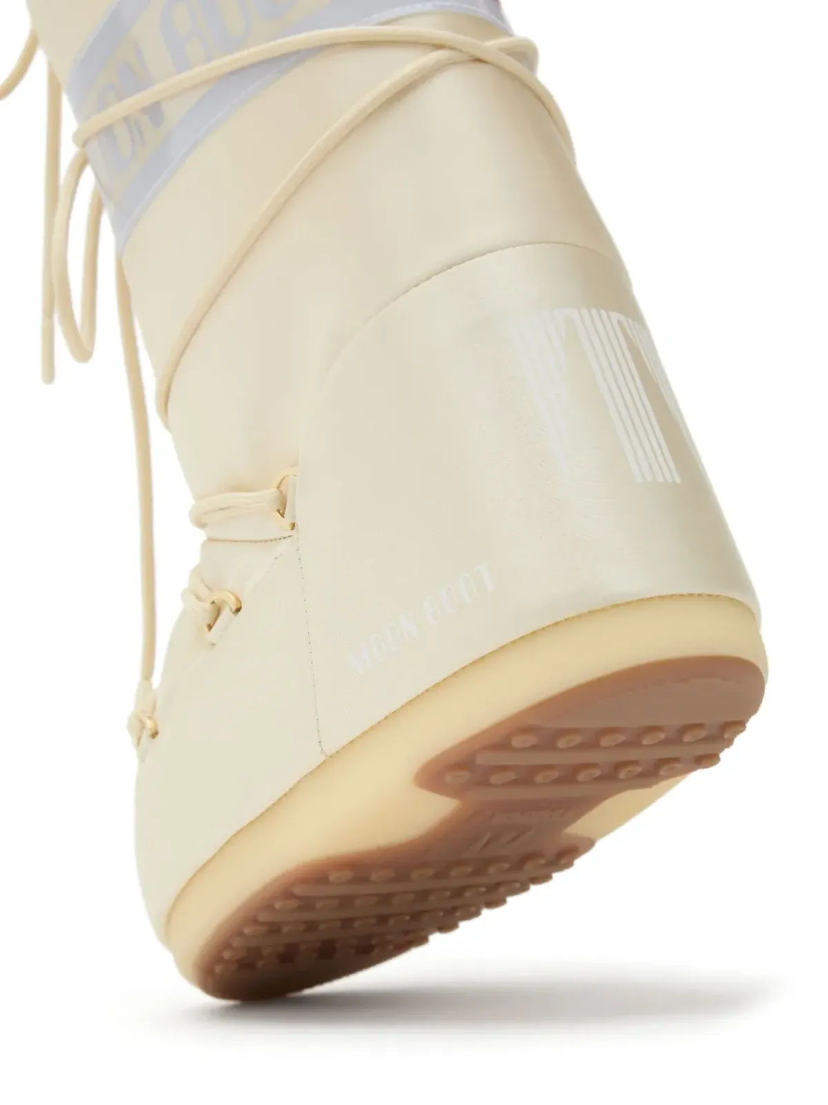 Moon Boot Kids ロゴバンド レースアップ ブーツ - 画像4