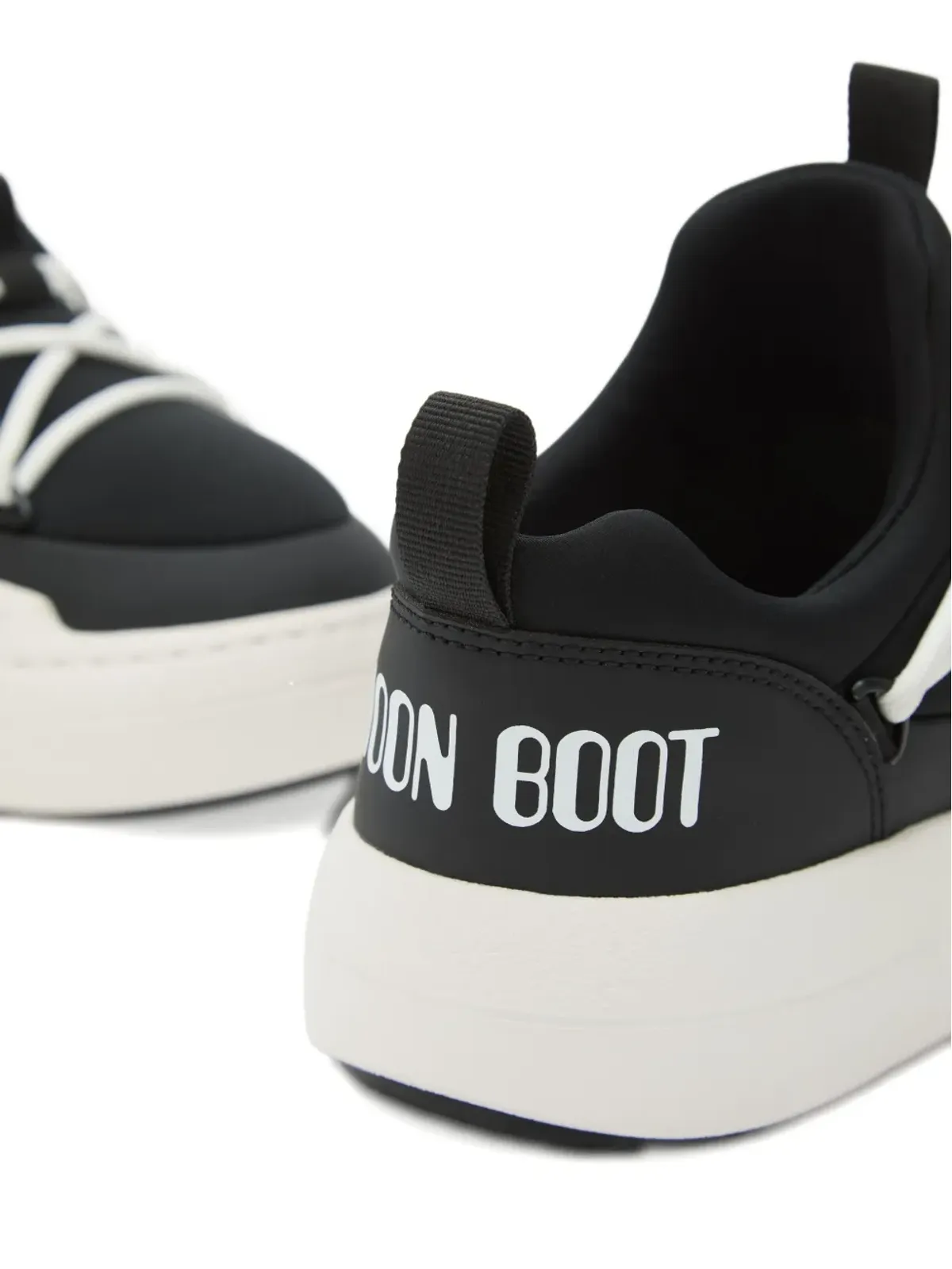 Moon Boot Kids Park lace-up sneakers - Black - 画像2