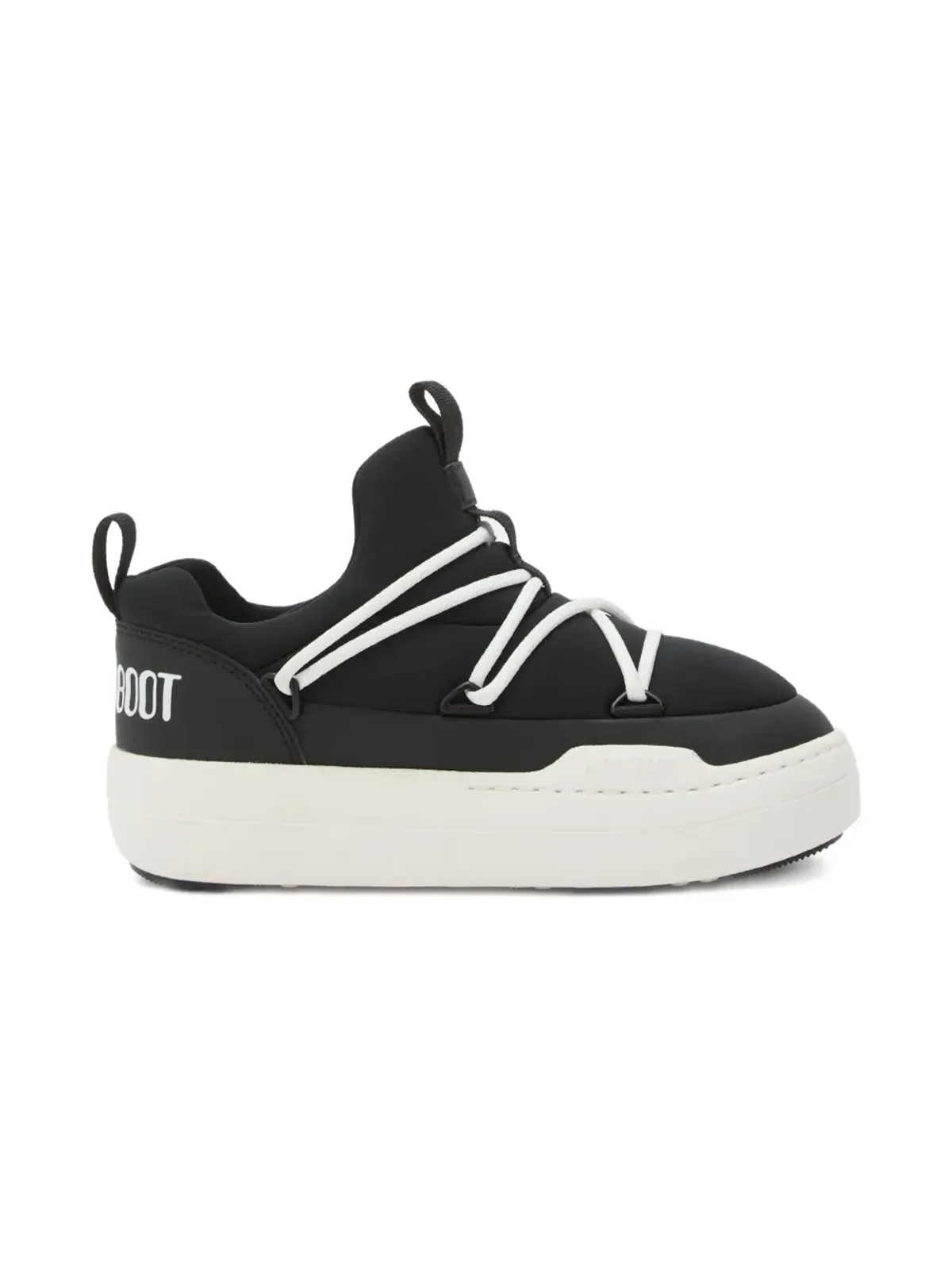 Moon Boot Kids Park lace-up sneakers - Black - 画像4